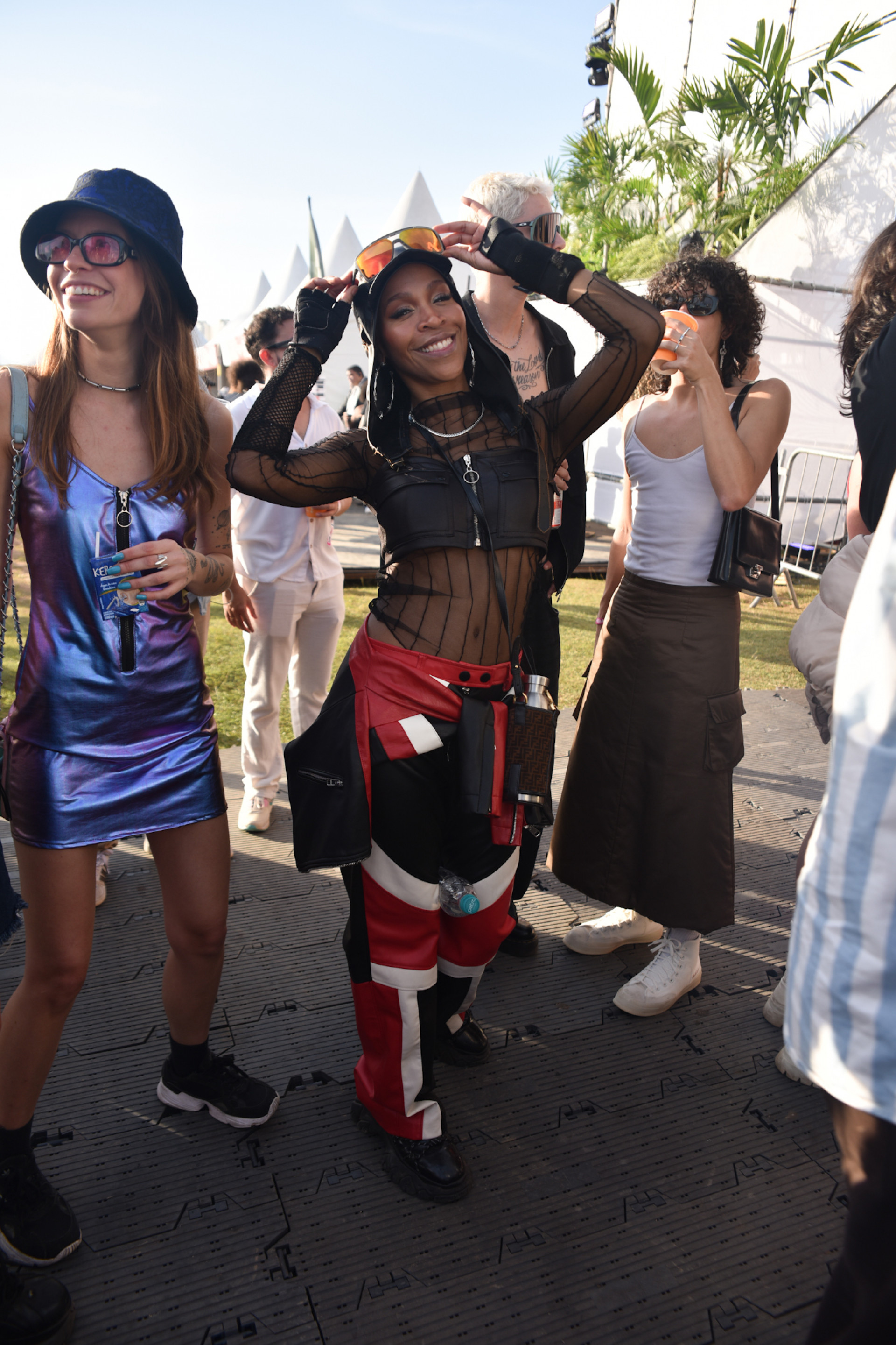 Karol Conká aproveita show de Nando Reis - Leo Franco / AgNews