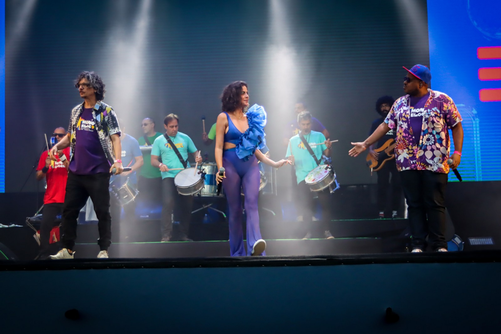 Monobloco durante o 'Tim Music Rio' - Victor Chapetta / AgNews