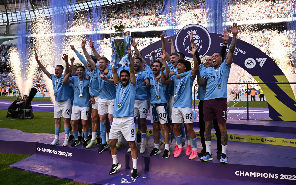 Manchester City é o grande campeão da temporada 2022/2023 da Premier League