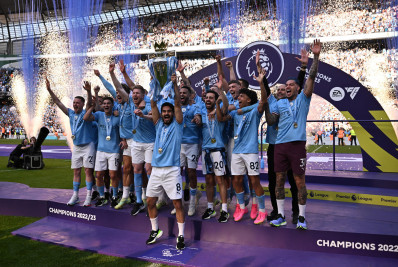 Na festa do título da Premier League, Manchester City vence o Chelsea com gol de Álvarez
