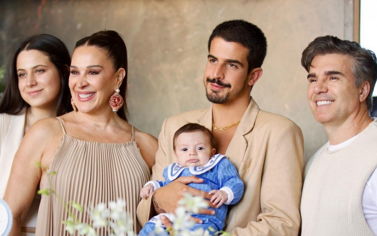 Batizado do Luca, filho mais novo de Claudia Raia - Reprodução/Instagram