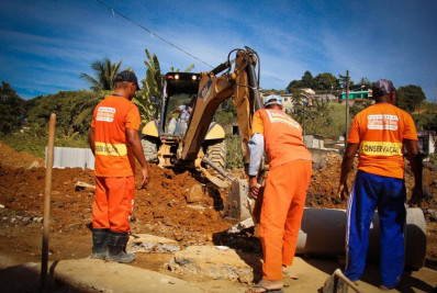 Prefeitura realiza obras de Infraestrutura nos bairros Vila Verde e Shangrilá em Belford Roxo