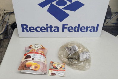 Receita Federal apreende mais de R$ 30 mil em haxixe no Galeão
