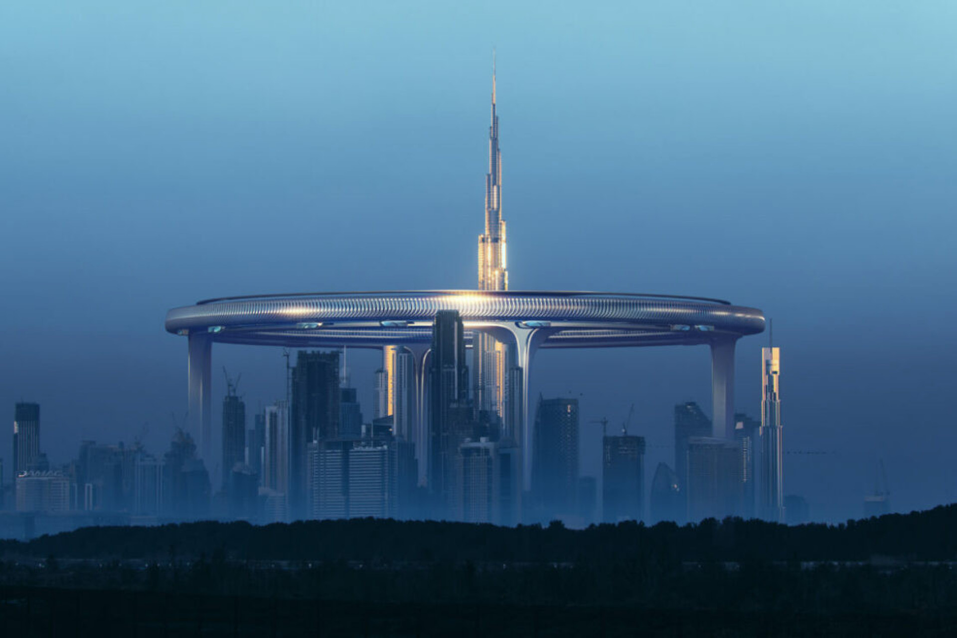 Projeto Downtown Circle, em Dubai, no EAU - Divulgação/ZNera