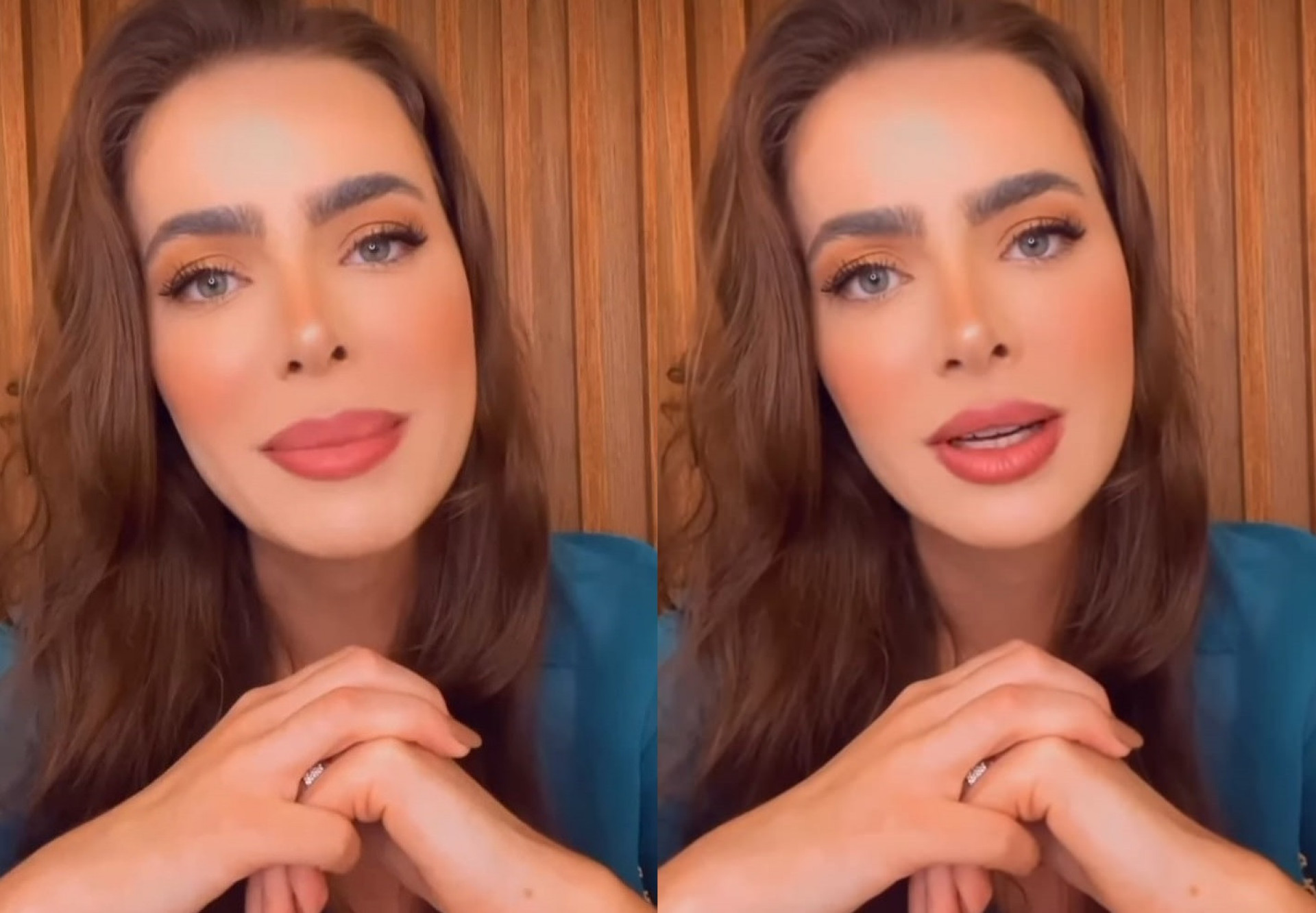 Rayanne Morais negou que tenha iniciado relação com Victor Pecoraro enquanto ele era casado - Reprodução de Vídeo 