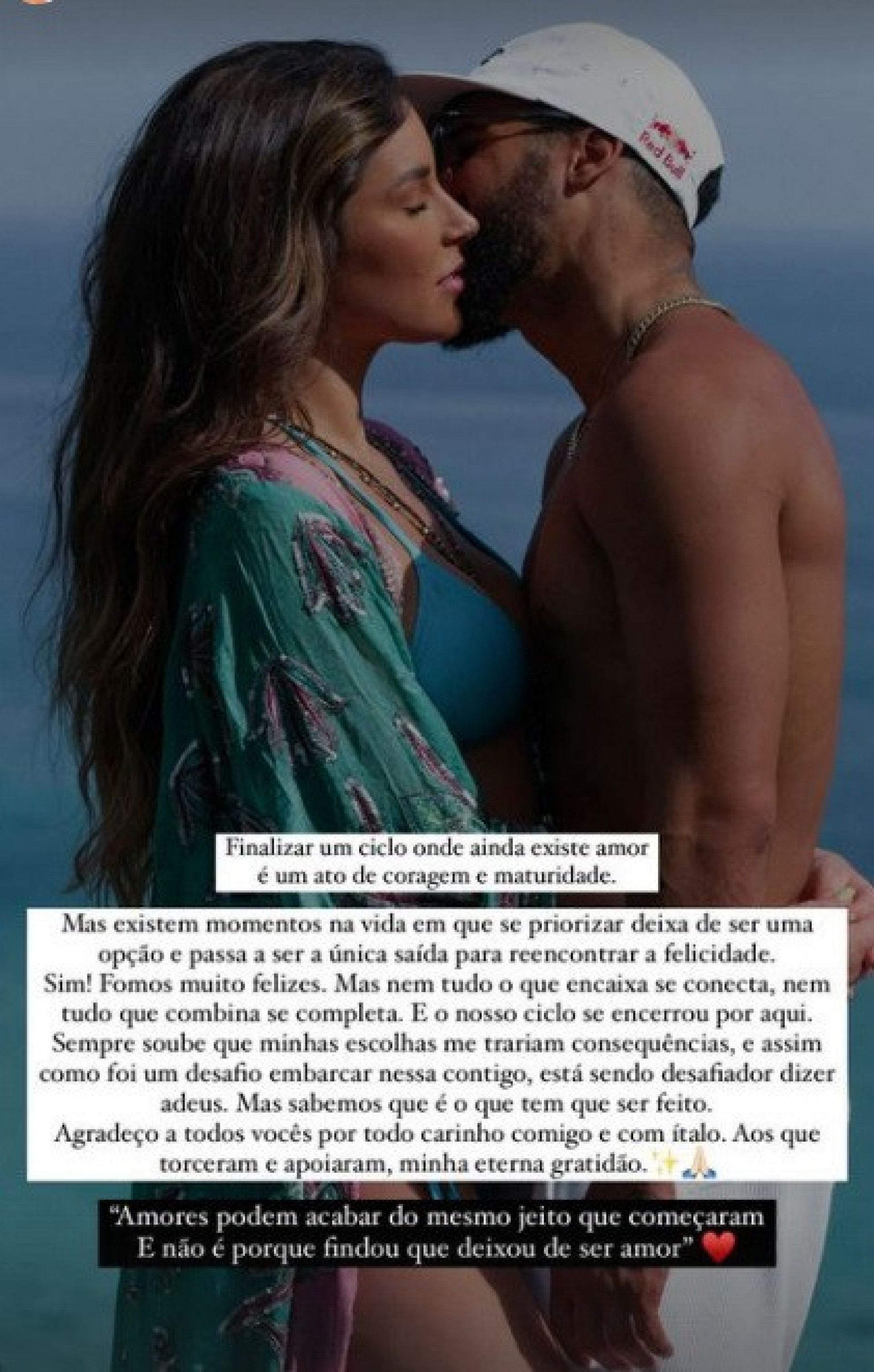  Ana Carla Medeiros anuncia fim de namoro com Italo Ferreira  - Reprodução do Instagram