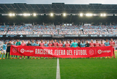 Campanhas contra o racismo marcam início da rodada do Campeonato Espanhol