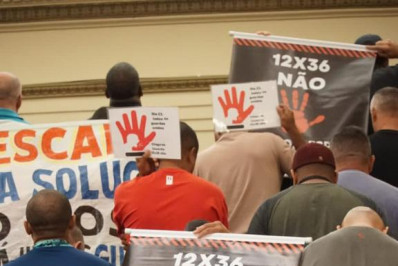 GM-Rio: de greve, efetivo lota audiência púbica na Câmara dos Vereadores