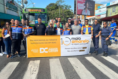 Duque de Caxias faz alerta sobre mortes no trânsito