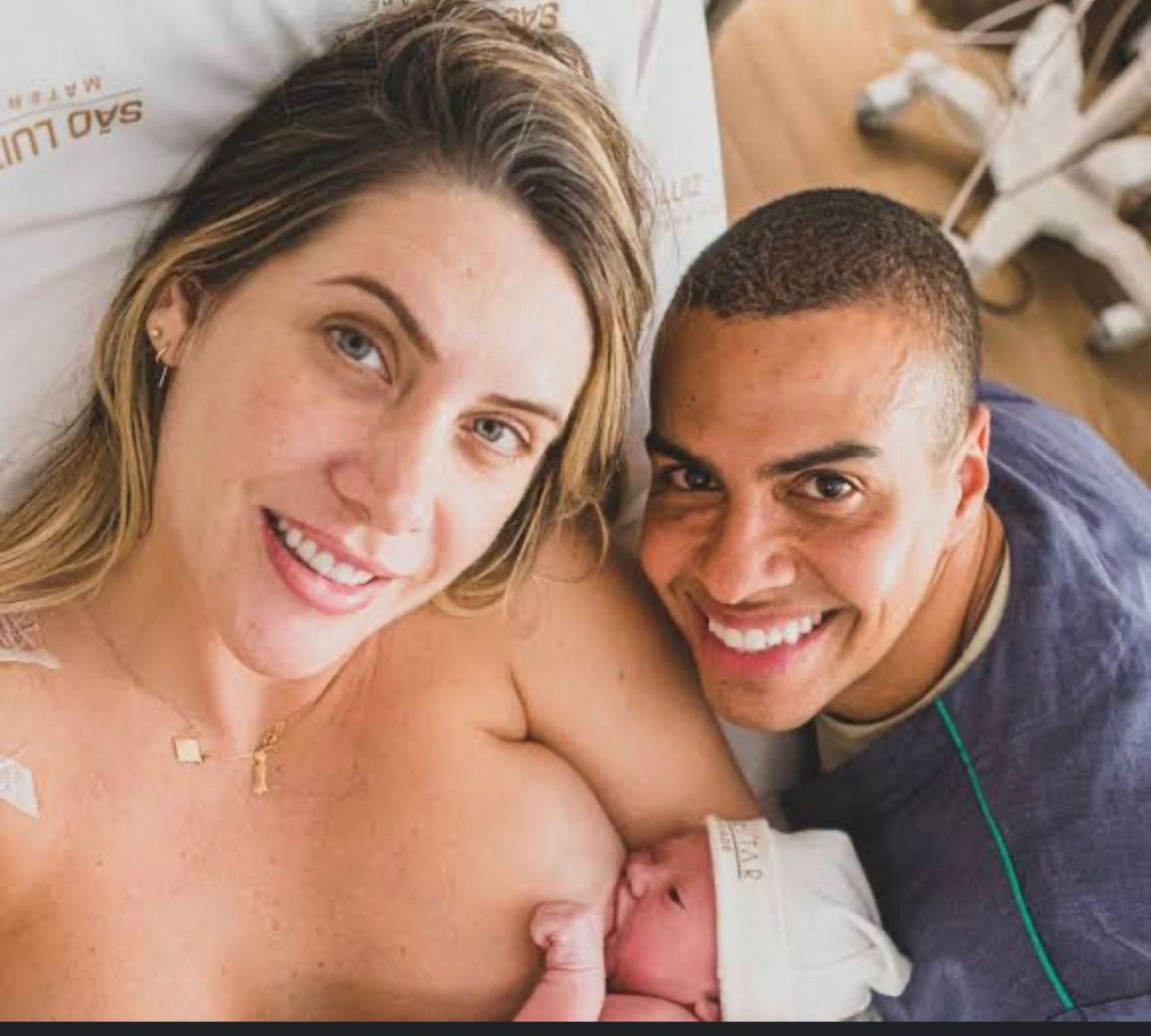 Nasce a filha de Thiago Oliveira
 - Foto reprodução Internet