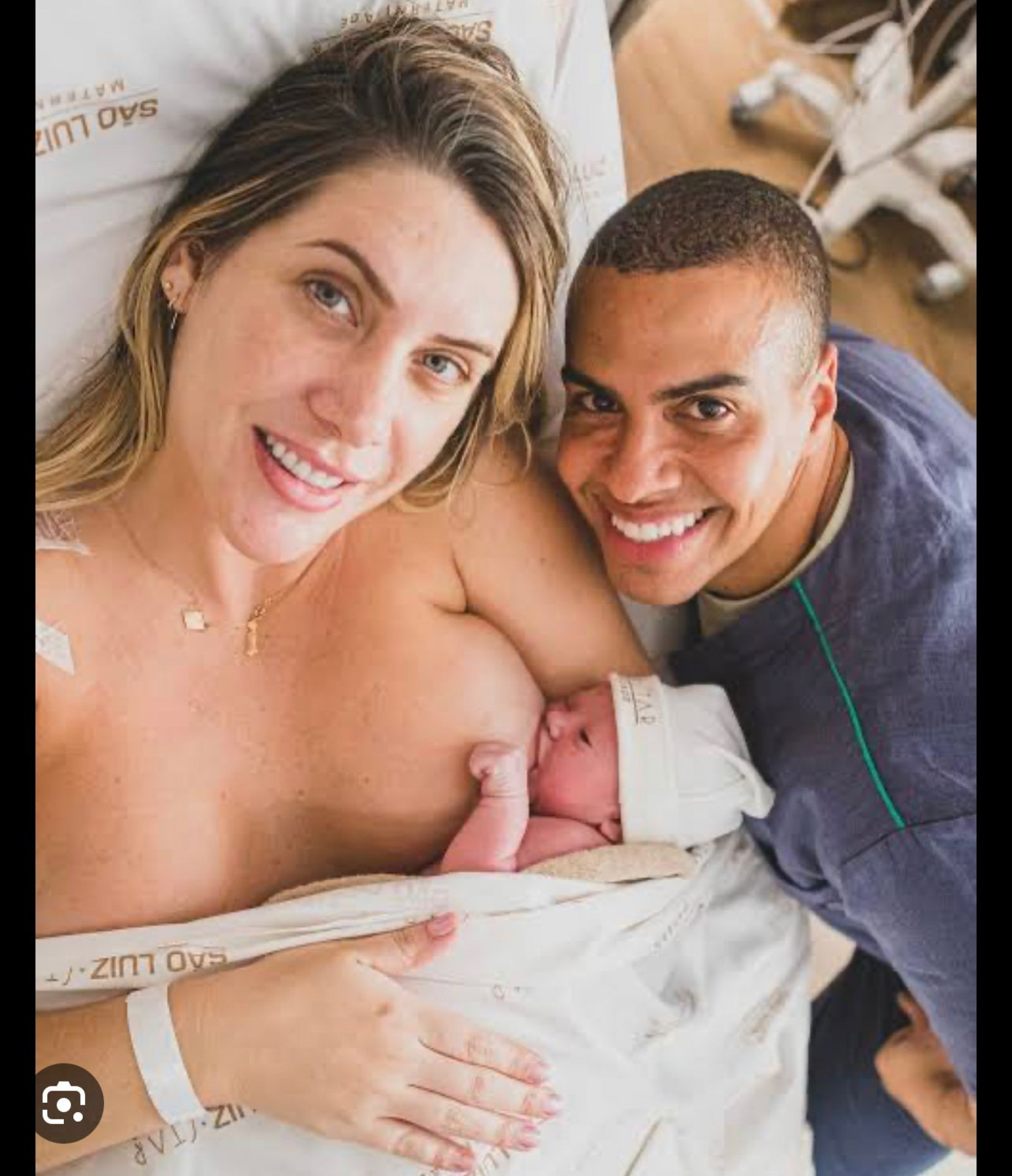 Nasce a filha de Thiago Oliveira
 - Foto reprodução Internet
