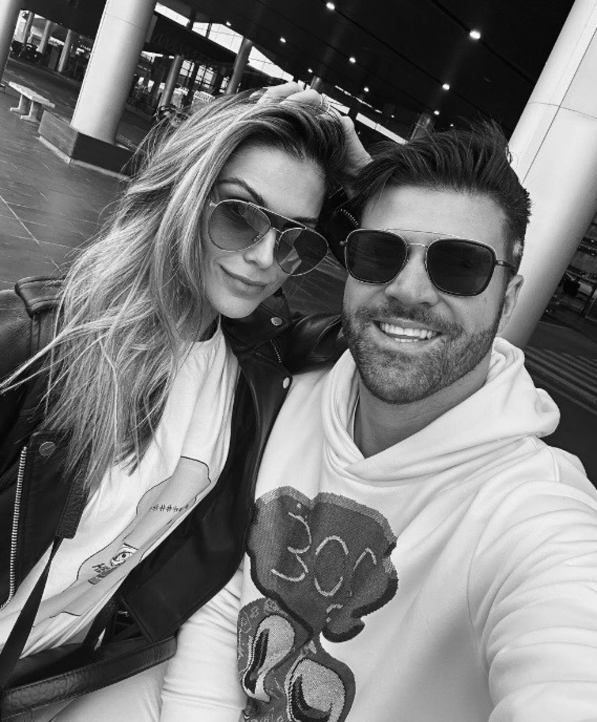 Flávia Viana e Marcelo Zangrandi enfrentam turbulência em voo - Reprodução do Instagram