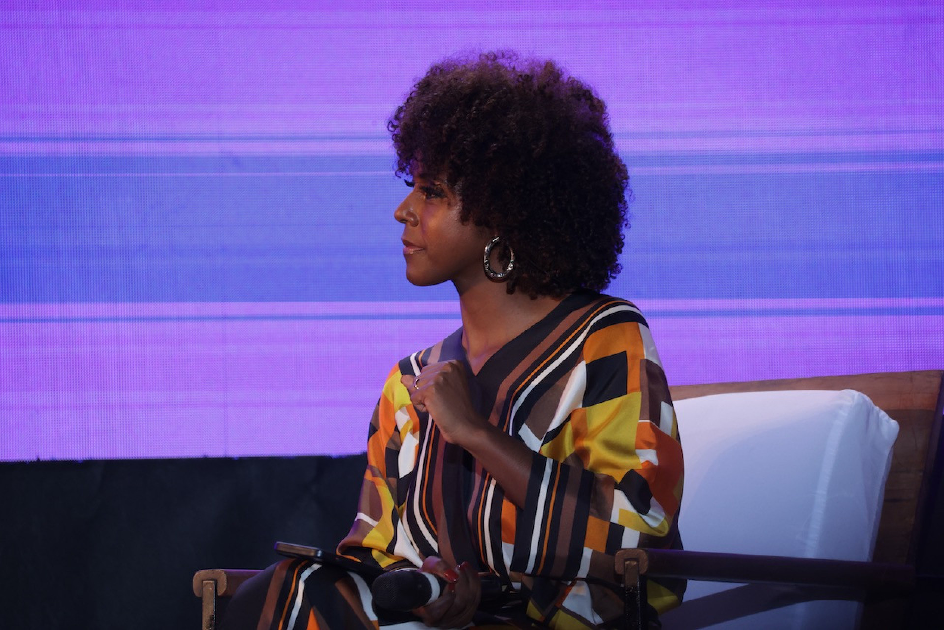 Maju Coutinho durante a 5ª edição do Festival do Leitor - Anderson Borde / AgNews