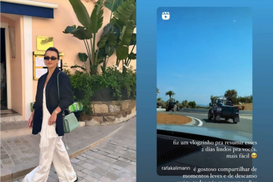 Rafa Kalimann exibe momentos com o namorado em Saint-Tropez