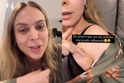 Tata Estaniecki surpreende web ao dizer que sai leite sua axila: 'Mama acessória'