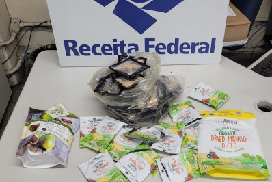 Receita Federal apreende mais de R$ 308 mil em haxixe no Galeão