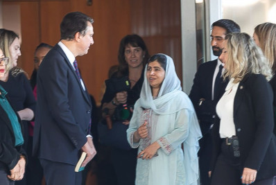 Em Brasília, Malala defende educação mais inclusiva