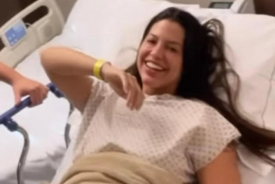 Ex-BBB Laís Caldas faz cirurgia plástica e agradece apoio do namorado, Gustavo Marsengo