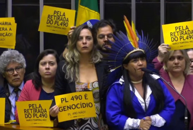 Câmara aprova urgência para marco temporal na demarcação de terras indígenas