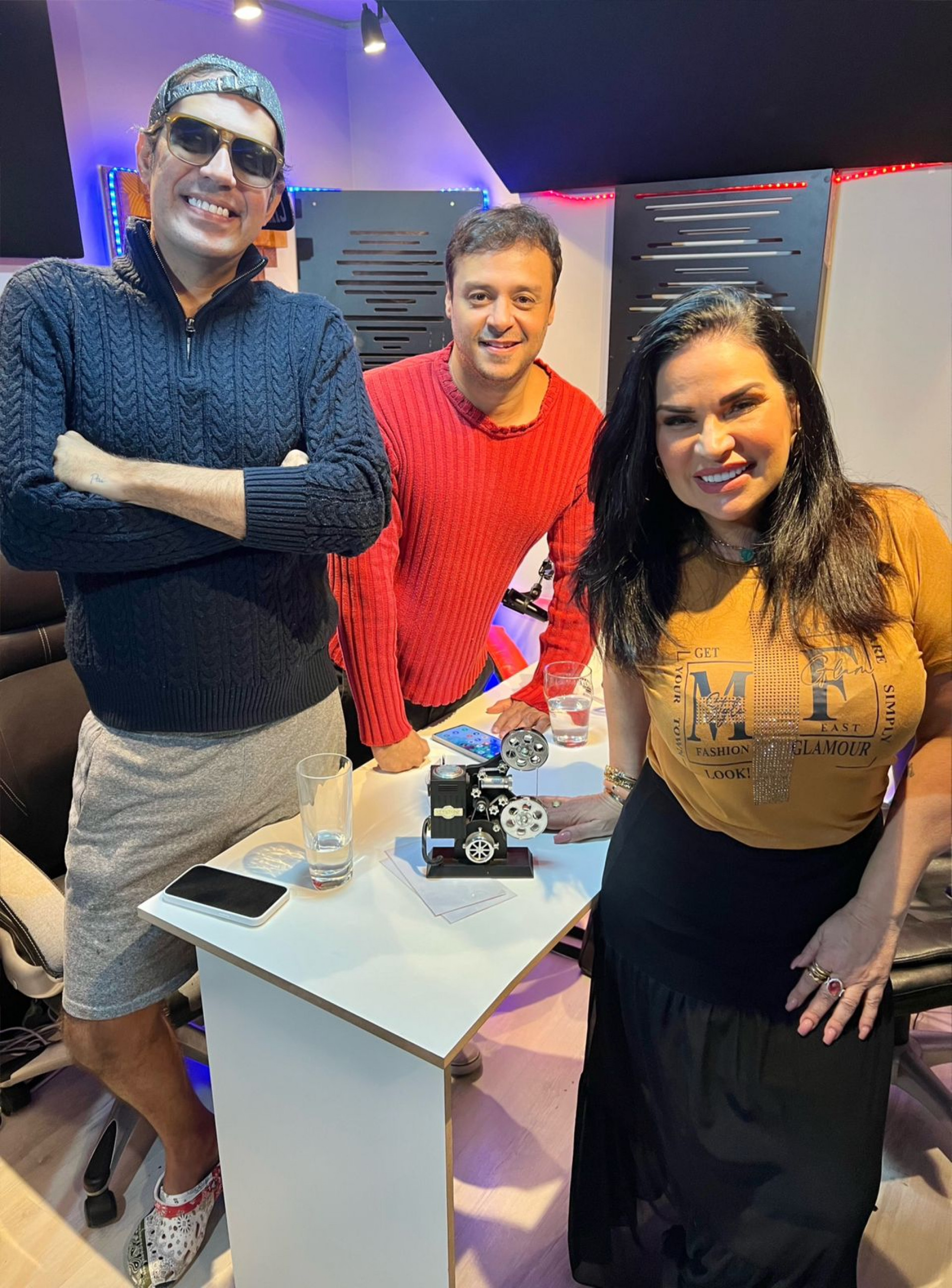 Thiago Sodré, Charles Daves e Solange Gomes - Foto arquivo pessoal