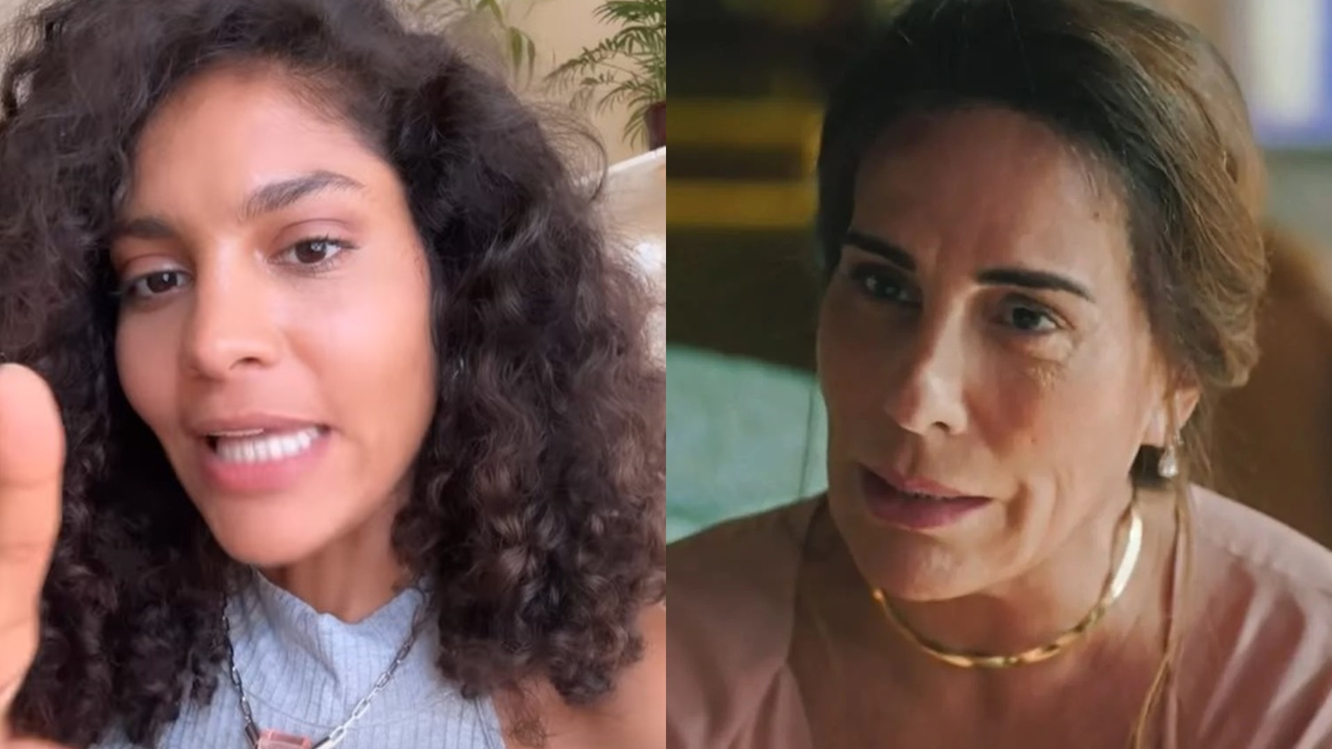 Bárbara Reis e Glória Pires - Foto reprodução Internet