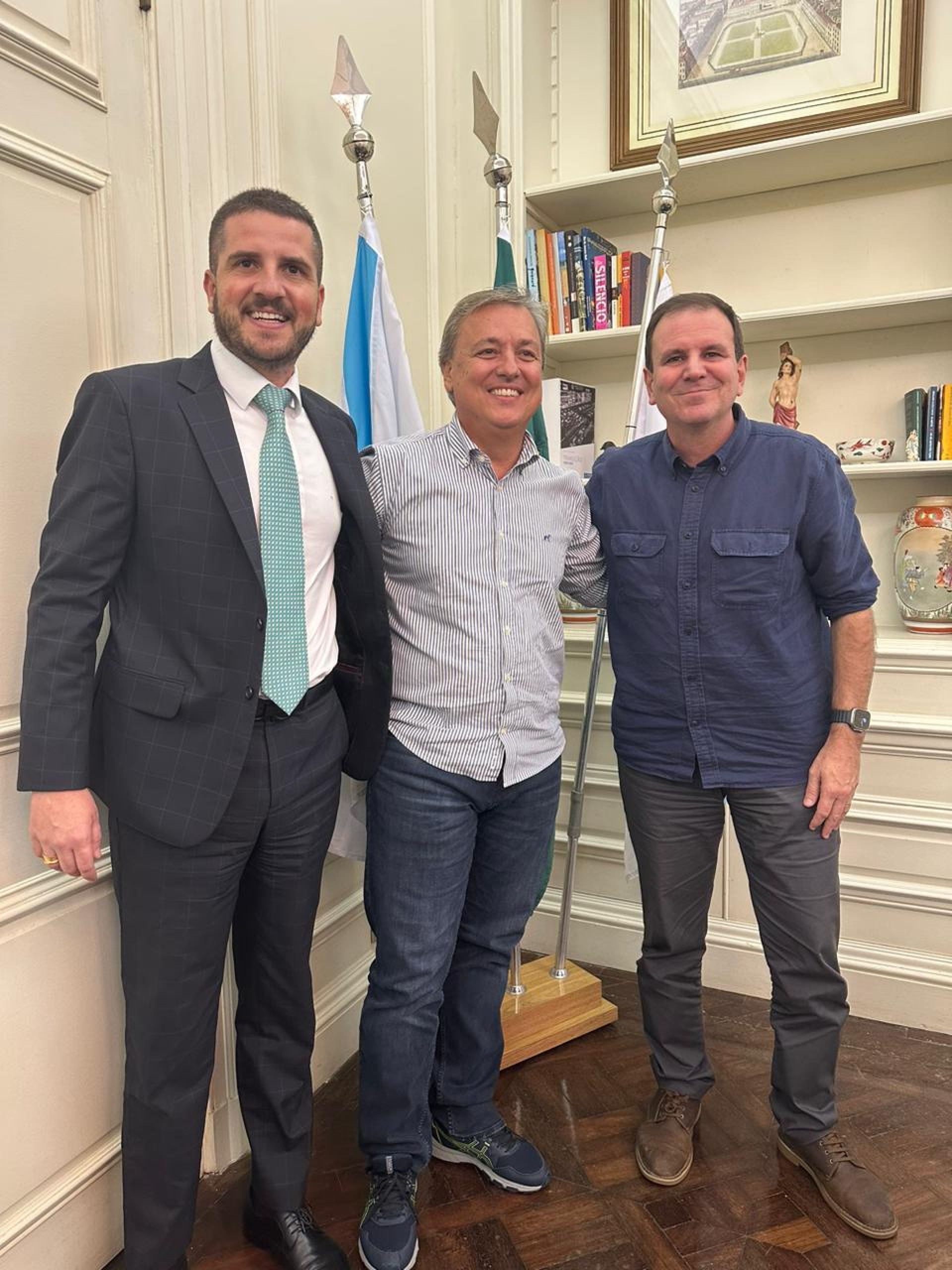 Dr Thiago Ferreira, Alexandre Martins, Eduardo Paes. - Renata Cristiane (RC24h)