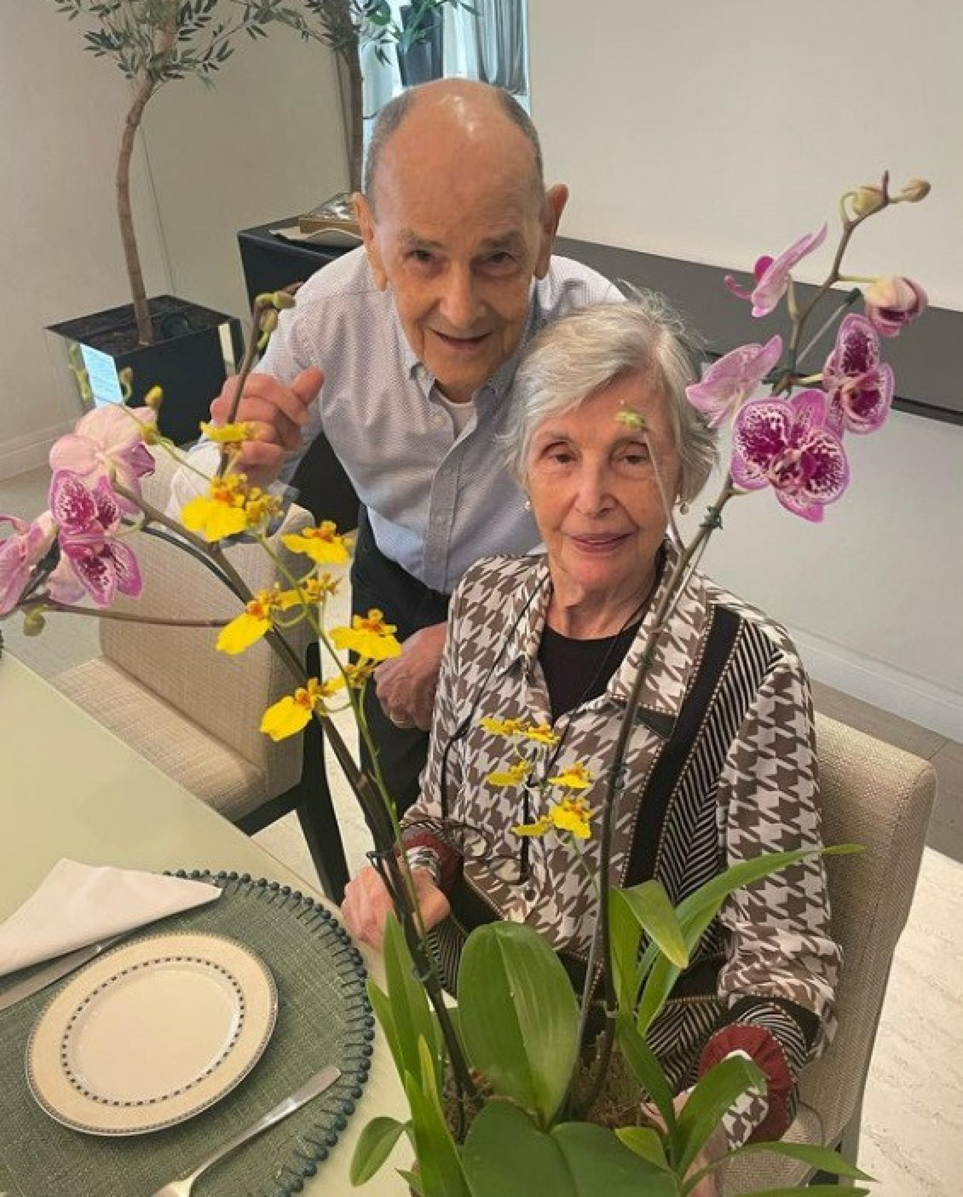 Amâncio e Eunice, pais de Fátima Bernardes  - Reprodução do Instagram