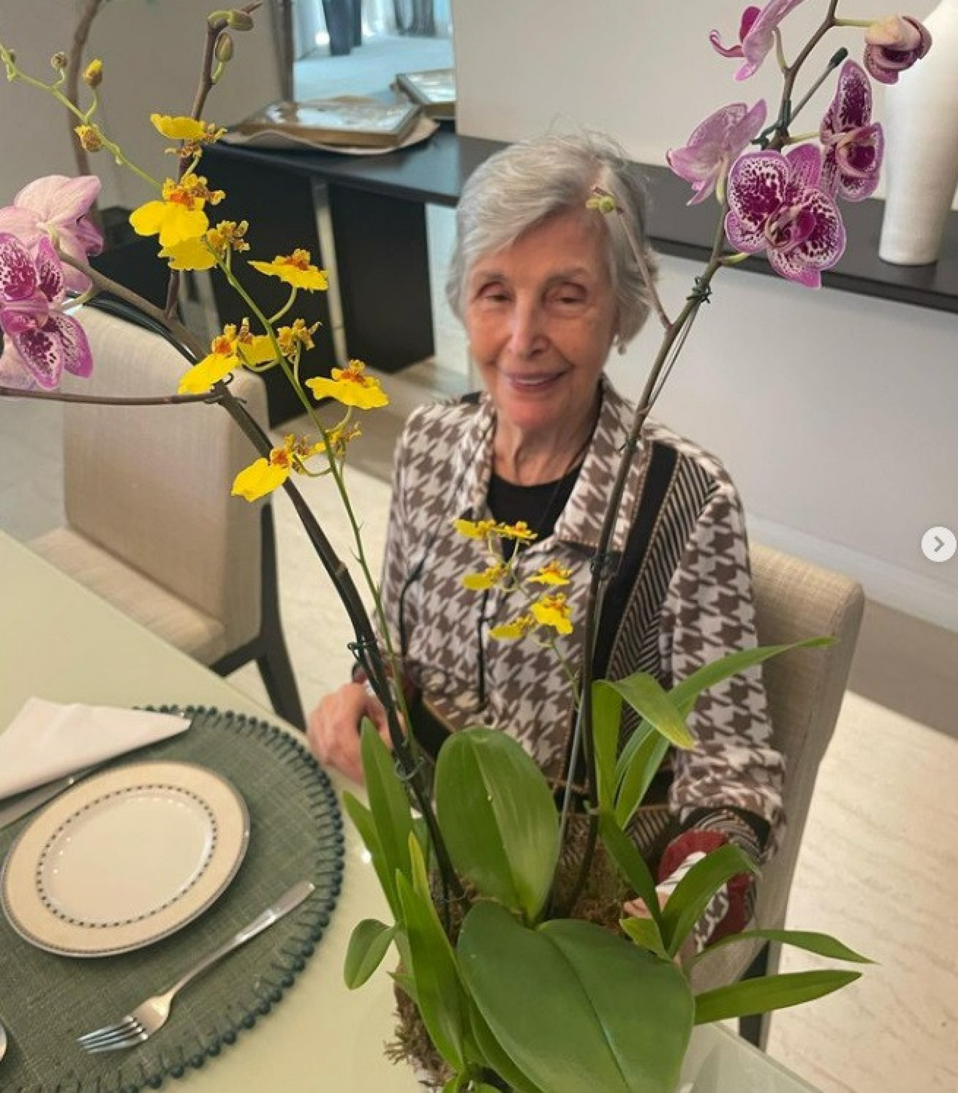 Mãe de Fátima Bernardes, Eunice, completa 81 anos - Reprodução do Instagram