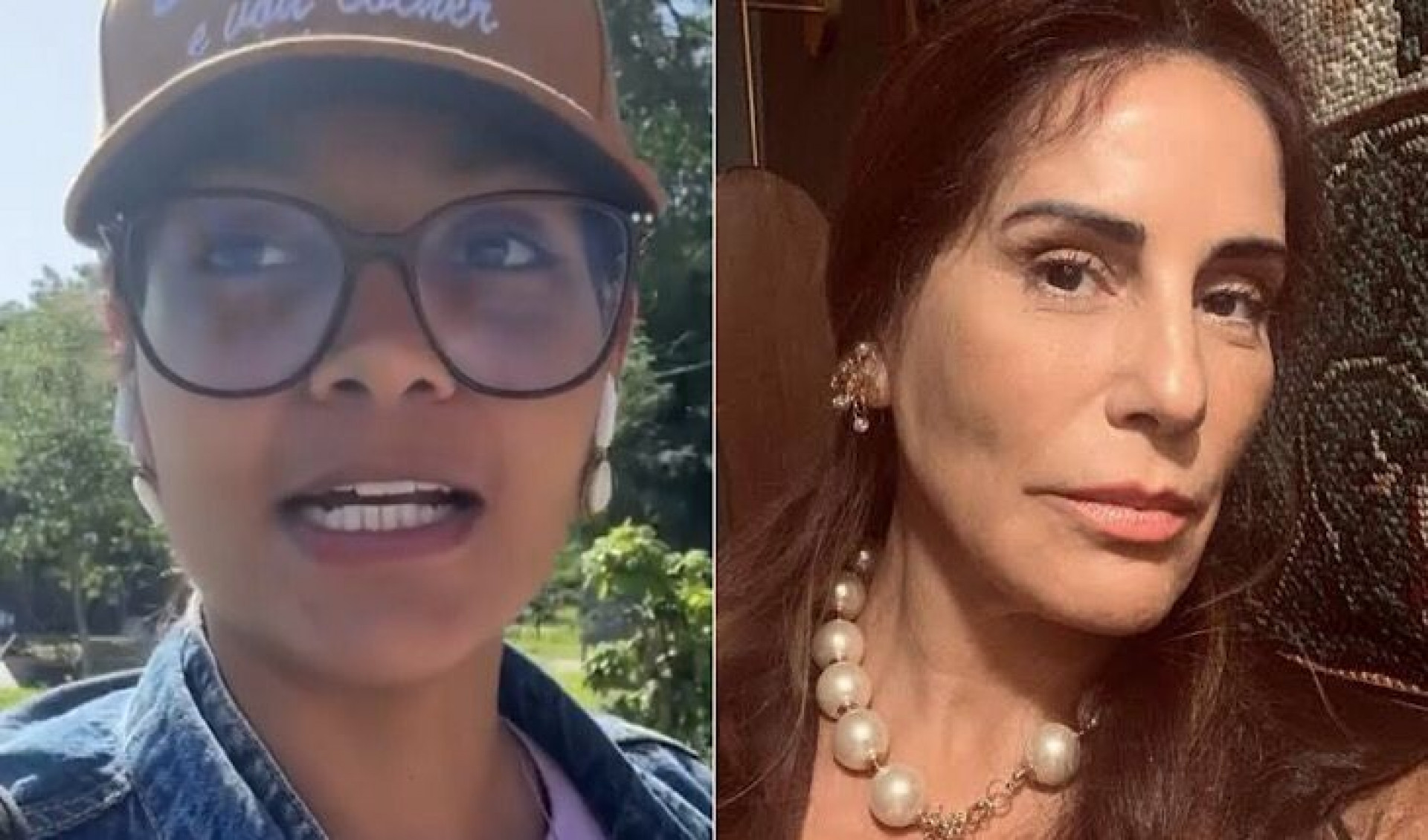 Bárbara Reis e Glória Pires - Foto reprodução Internet