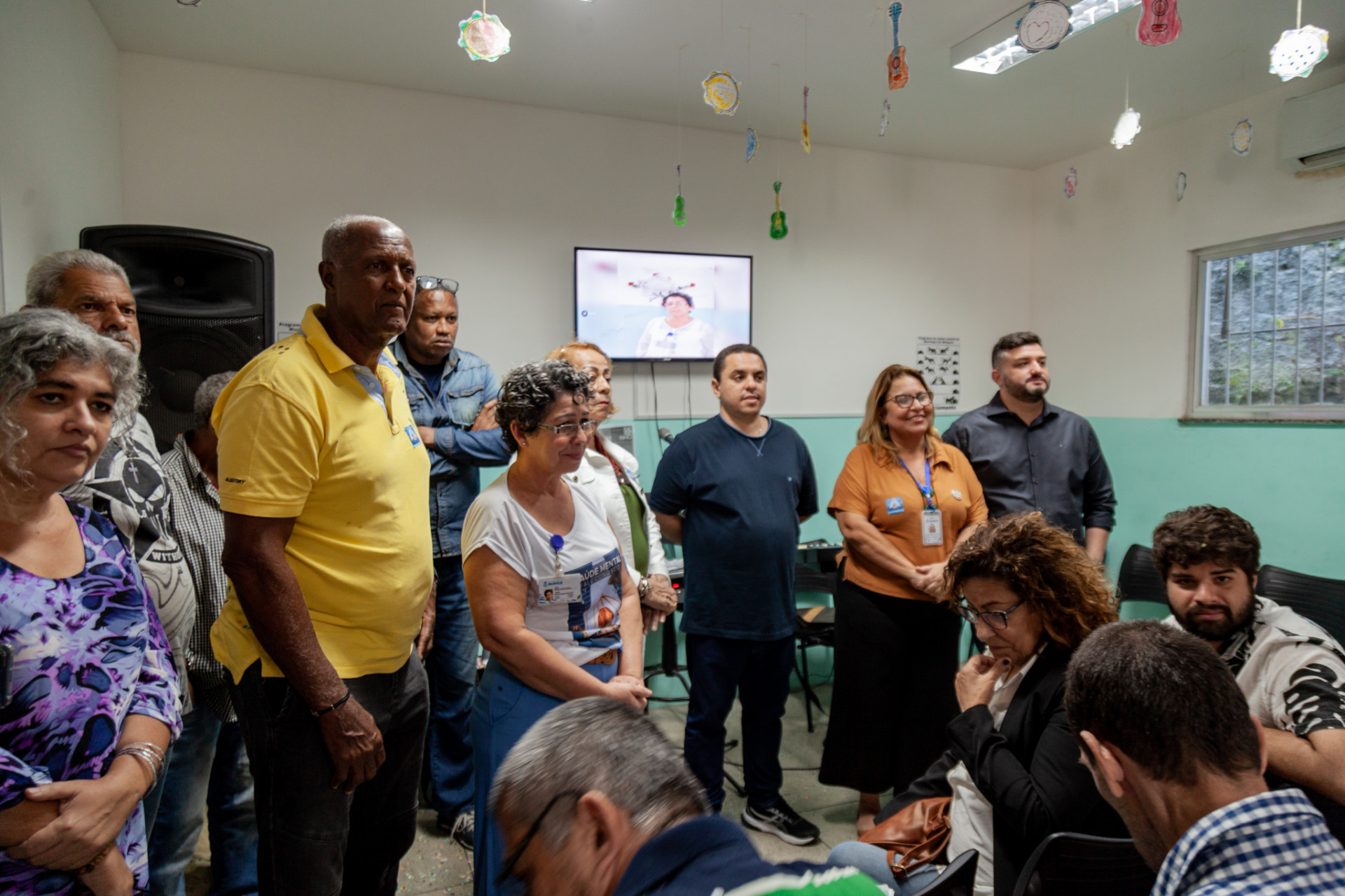 Nelly Azeredo, apoiadora institucional em Sa&uacute;de Mental para munic&iacute;pios do Estado Rio de Janeiro, expressou a import&acirc;ncia do modelo substitutivo dos manic&ocirc;mios. Participaram ainda do evento, os vereadores Leandro Hungria e Alvinho. - Felipe Soares / PMN
