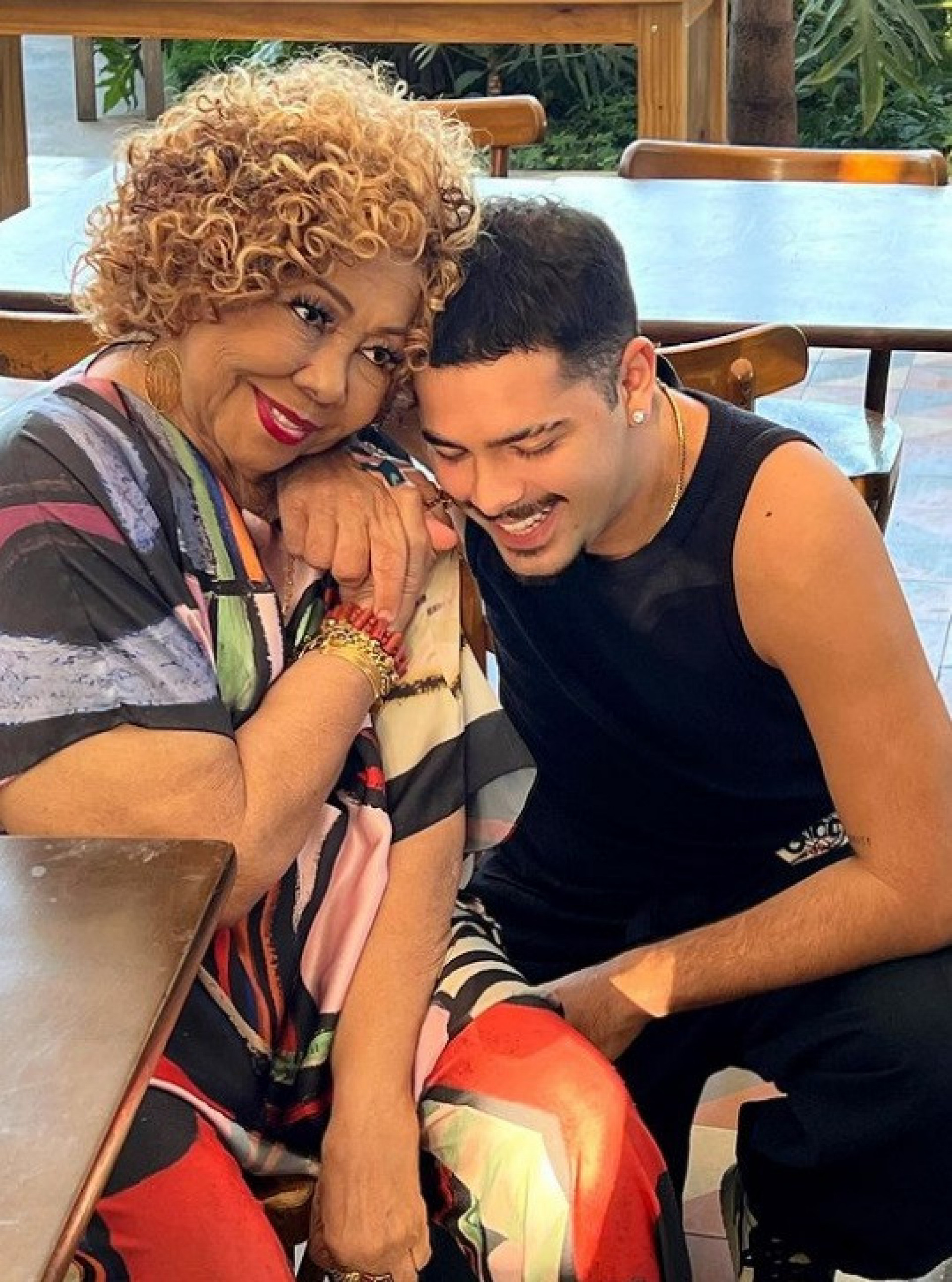 Pedro Sampaio e Alcione - Reprodução do Instagram