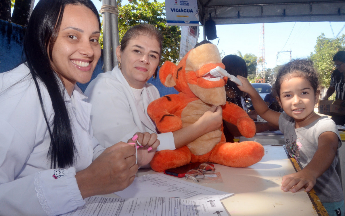 A&ccedil;&atilde;o 'Sa&uacute;de no seu bairro' chega a Santo Aleixo, em Mag&eacute; - Gilson da Costa Jr./Divulga&ccedil;&atilde;o