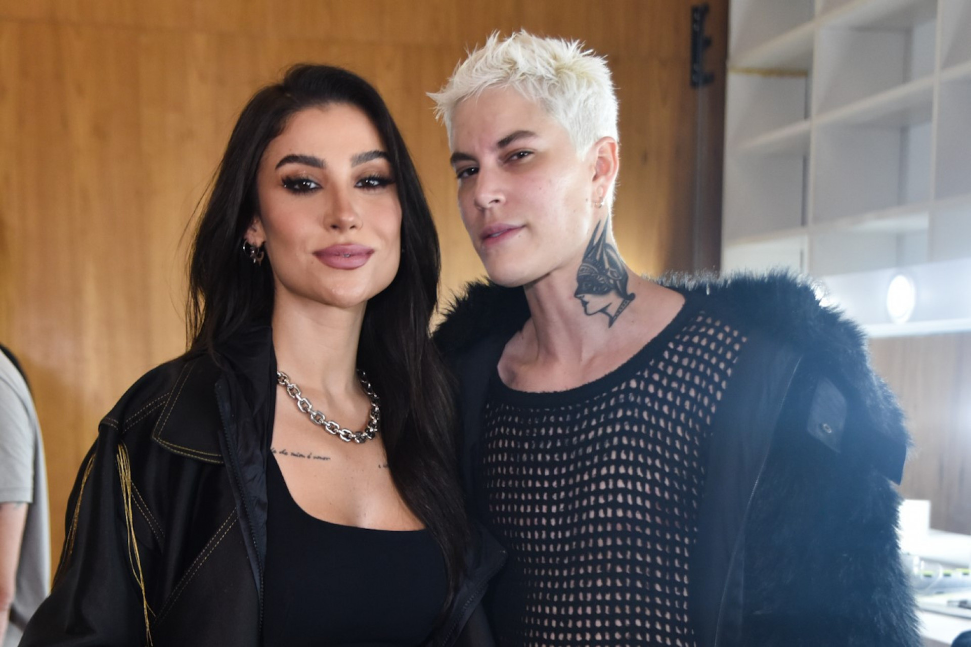 Bianca Andrade esteve na SPFW e posou com o modelo Sam Porto, apontado como suposto affair da ex-BBB - Leo Franco / Ag. News