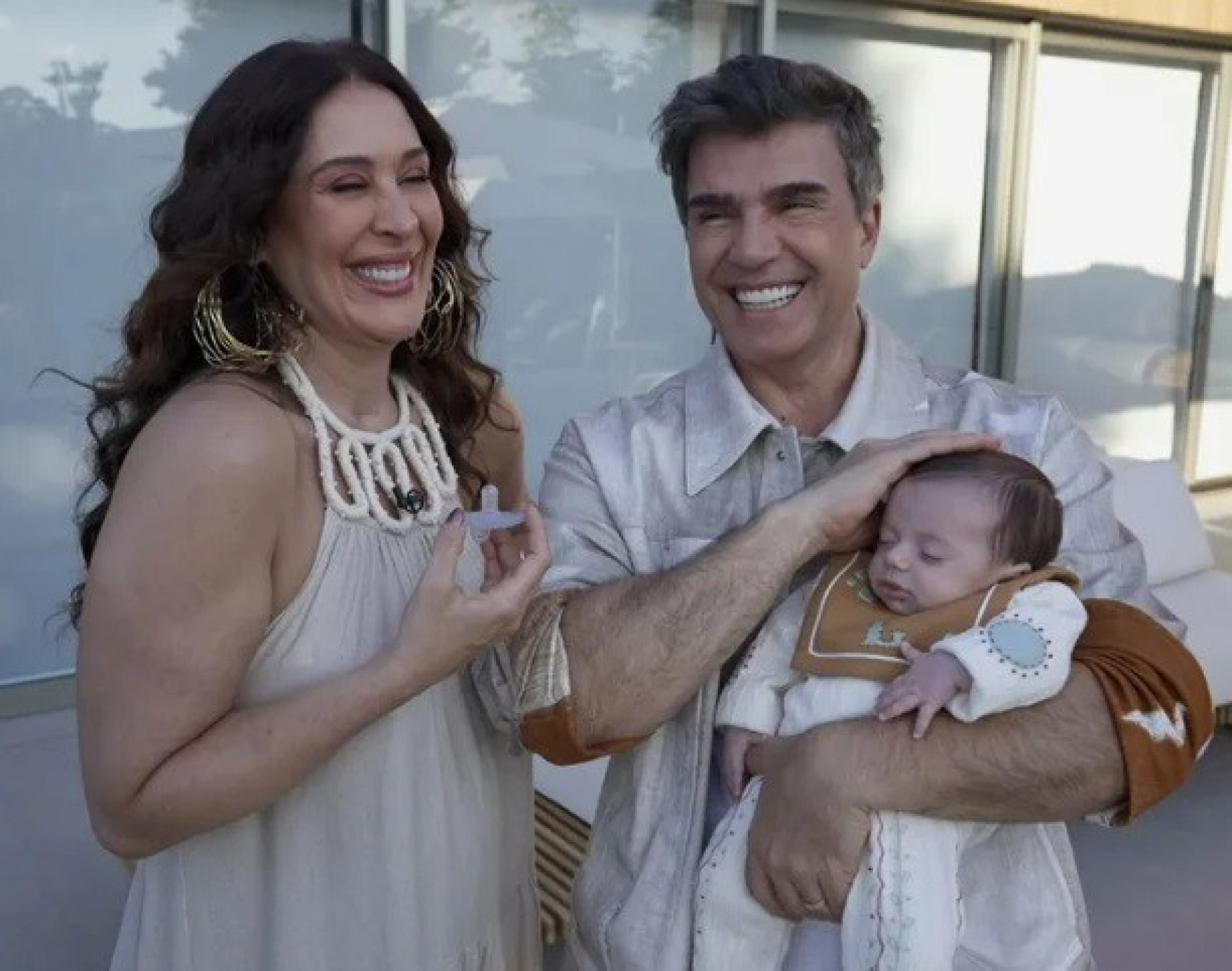 Batizado de Luca, filho mais novo de Claudia Raia - Reprodução/Instagram