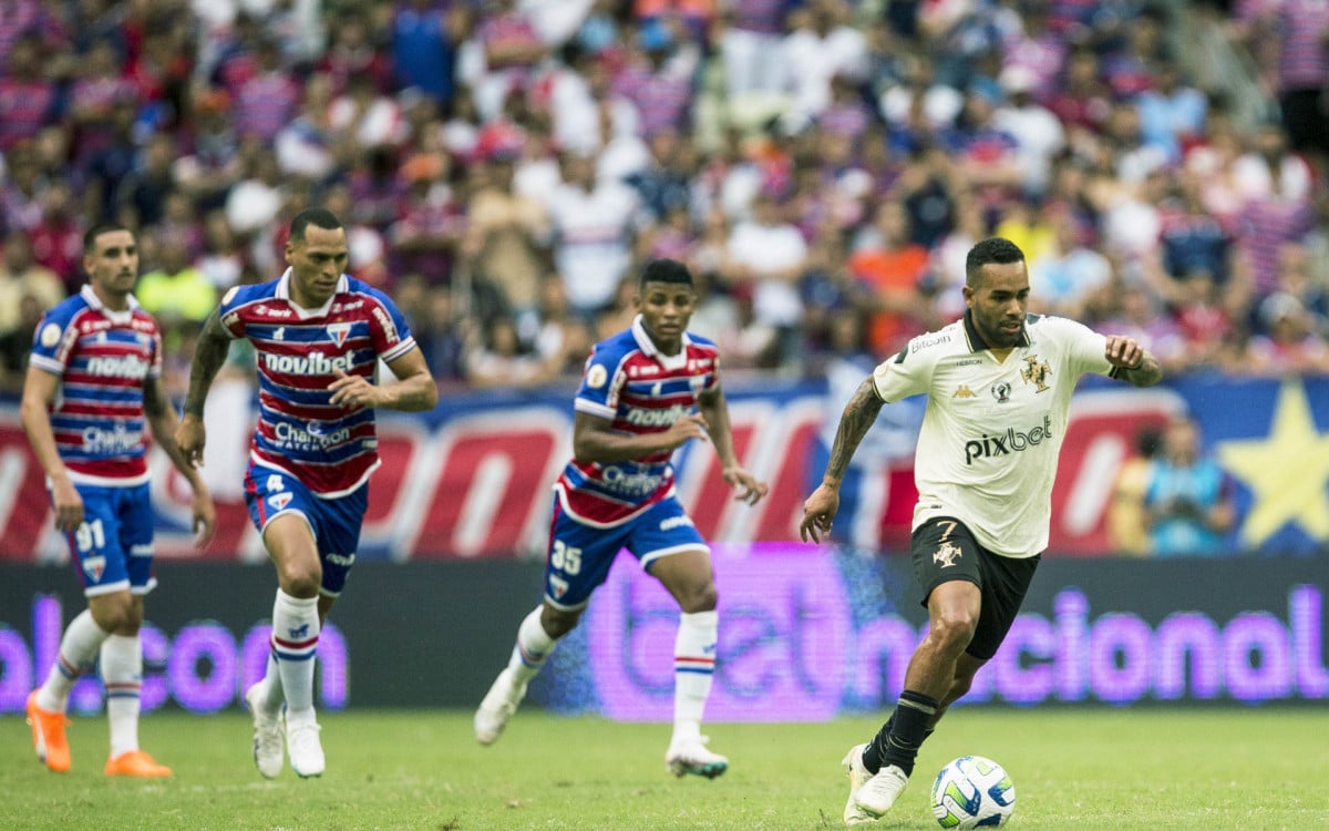 Partida entre Vasco da Gama x Fortaleza no Estadio Castelao em Fortaleza em 27 de maio de 2023. - Daniel RAMALHO/VASCO