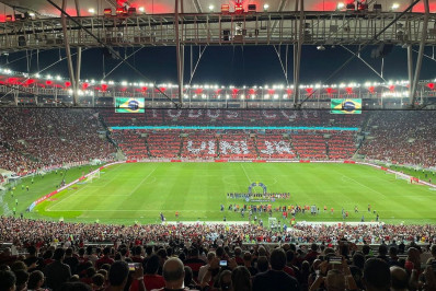 Vini Jr agradece homenagem do Flamengo no Maracanã: 'Sempre vou te amar'