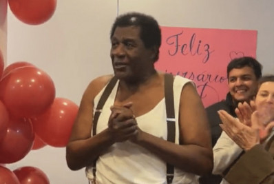 Babu Santana faz homenagem a Tony Tornado: 'Você é gigante pra mim'