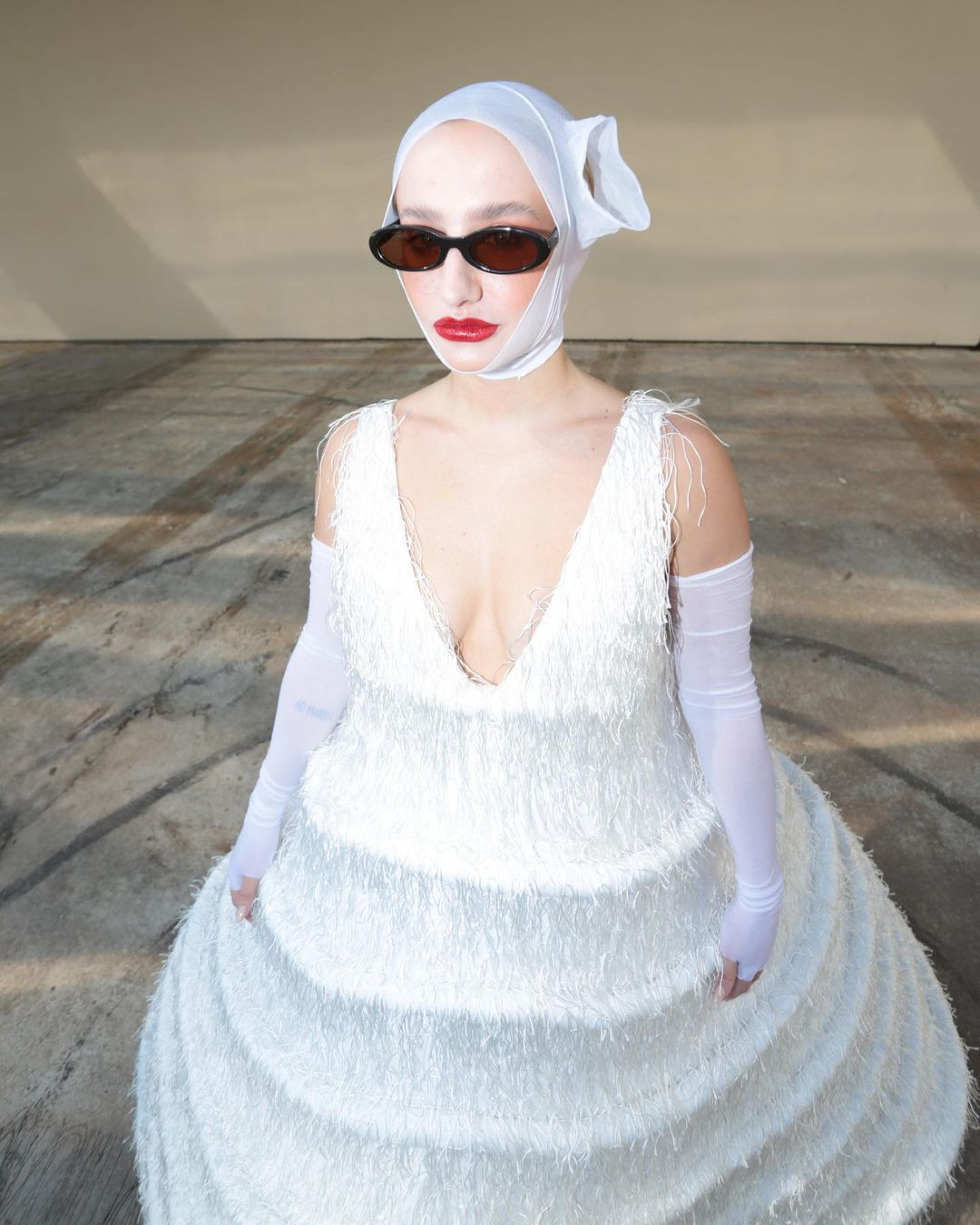 Bruna Griphão desfilando no 'SPFW' - Reprodução/Instagram