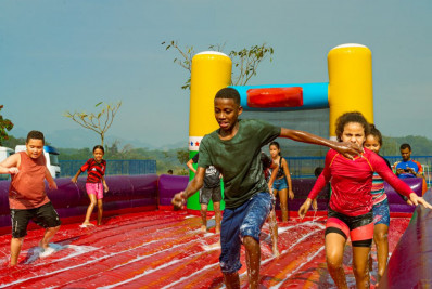 'Dia do Brincar' é sucesso no Parque do Gericinó em Nilópolis