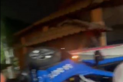 Acidente com viaturas da PM deixa quatro policiais feridos em Bangu