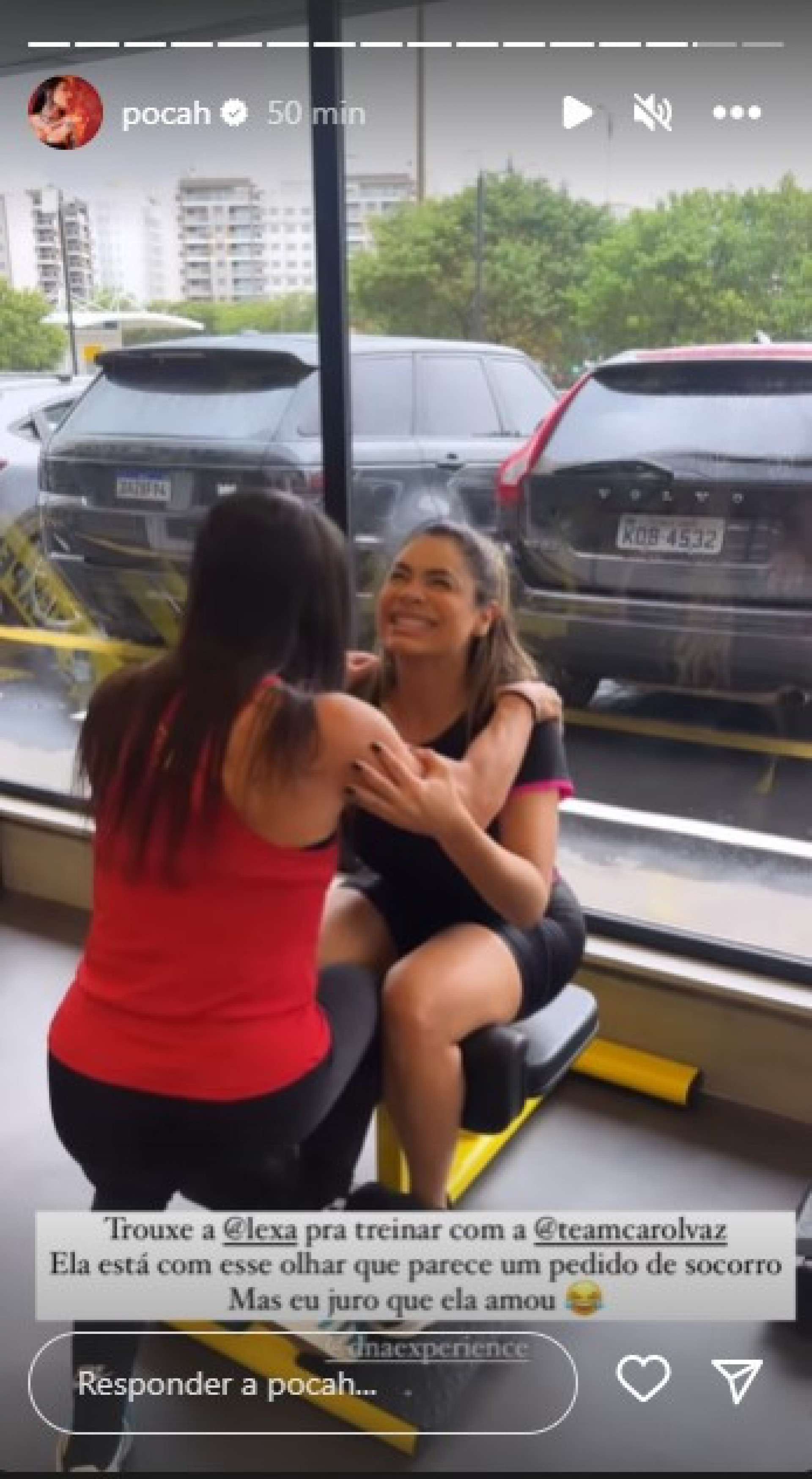 Pocah e Lexa treinam juntas no Rio - Reprodução/Instagram