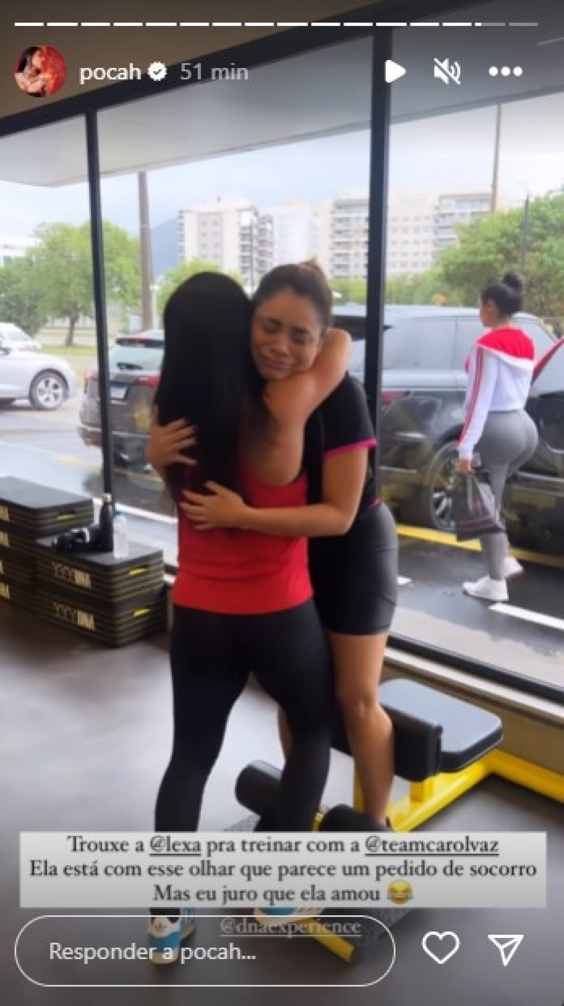 Pocah e Lexa treinam juntas no Rio - Reprodução/Instagram