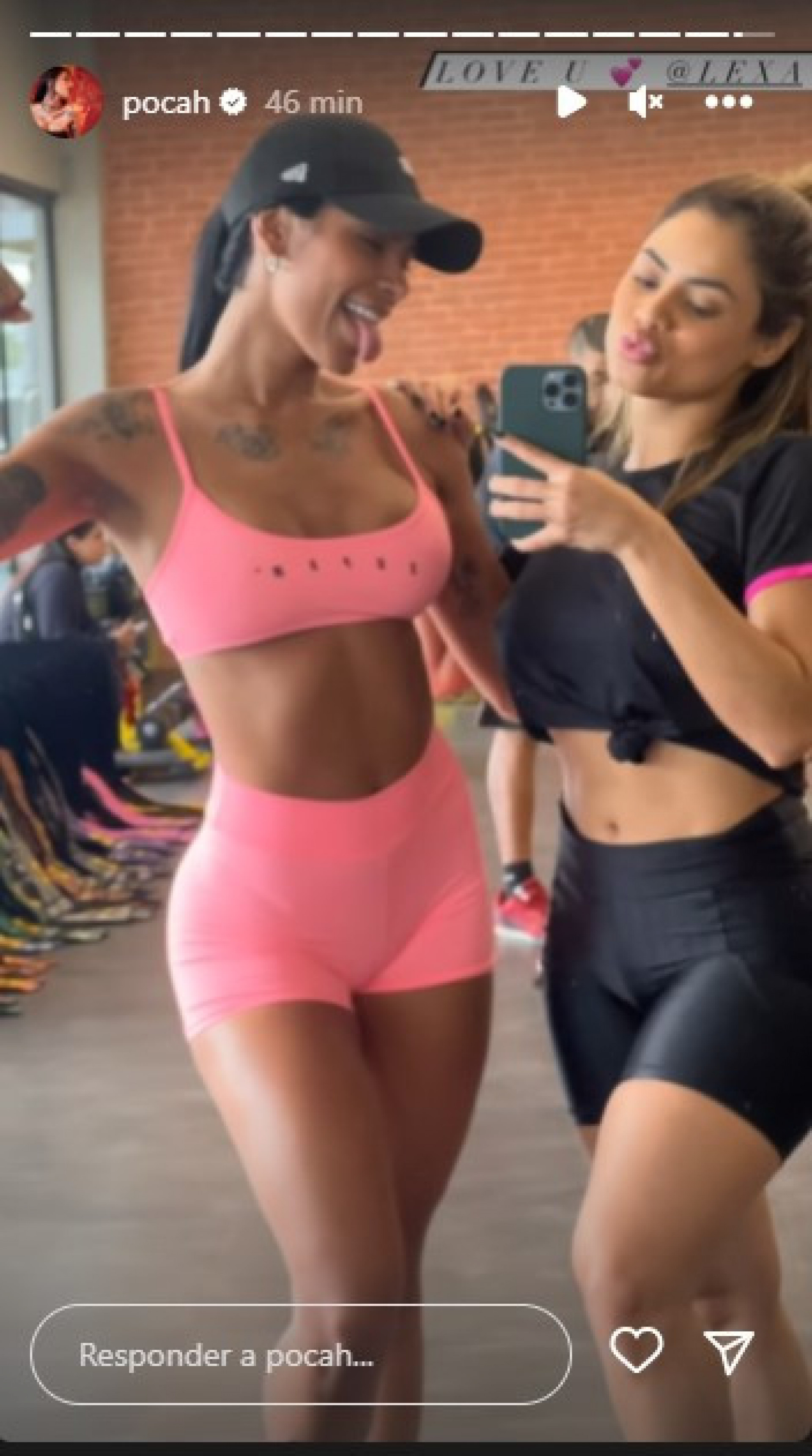 Pocah e Lexa treinam juntas no Rio - Reprodução/Instagram