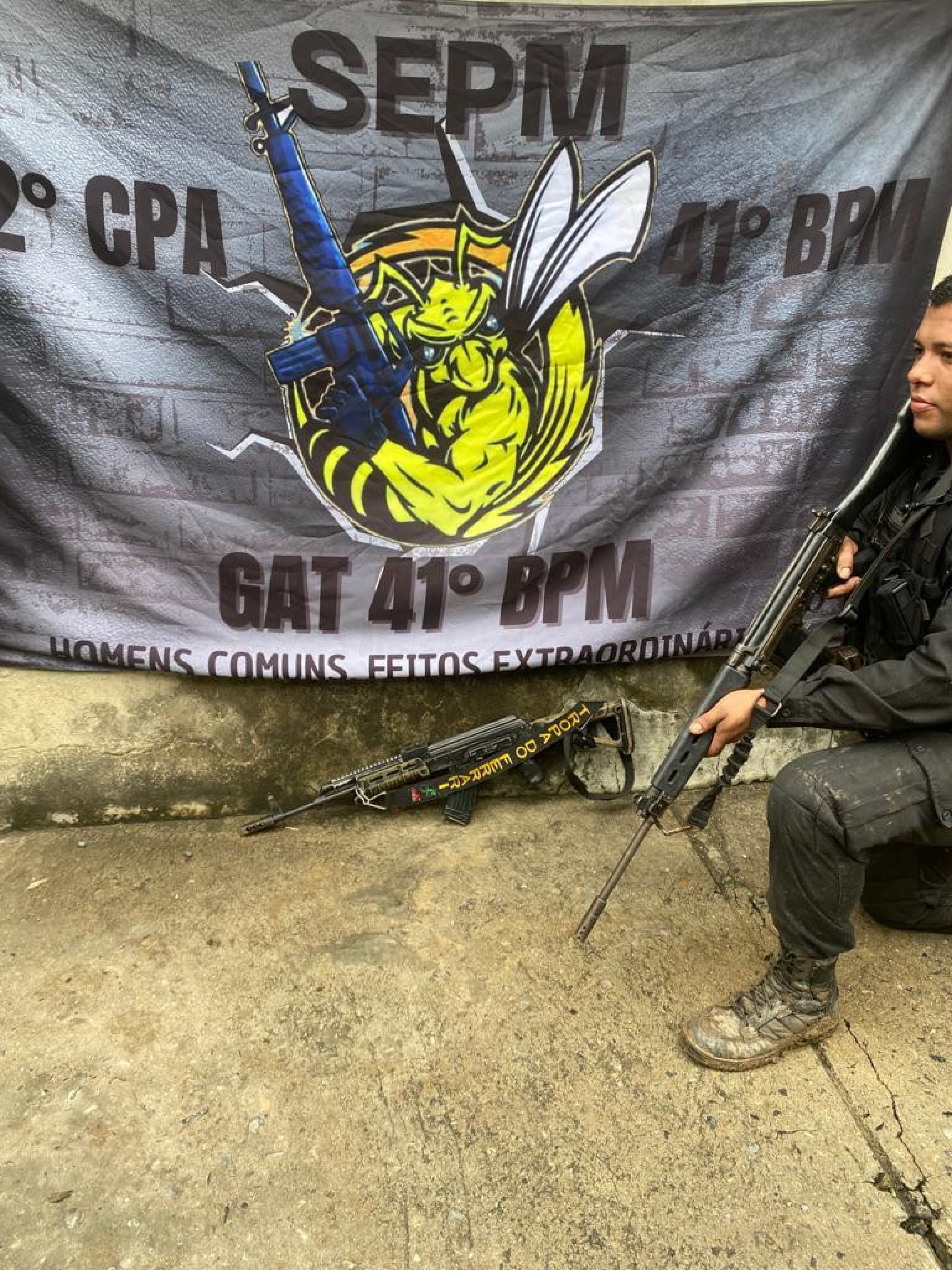 Fuzil AK-47 foi encontrado em &aacute;rea de mata na comunidade da Lagartixa