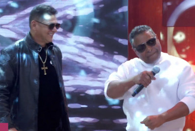 Stevie B e Bob Rum cantam hits no 'Encontro' e internautas reagem