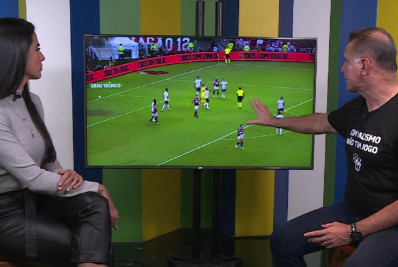 Seneme concorda com cartão amarelo por simulação para Gabigol: 'Ação teatral'