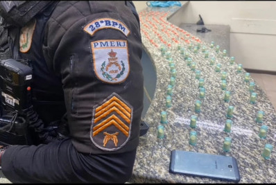 PMs apreendem drogas no Boa Vista II, em Barra Mansa