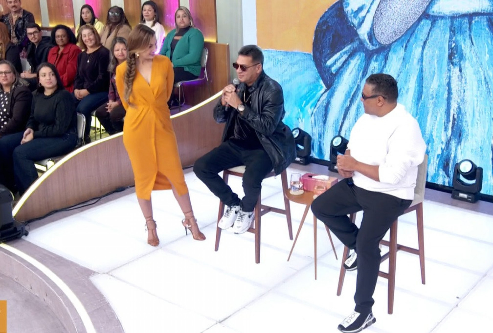 Stevie B e Bob Rum participam do 'Encontro'   - Reprodução de vídeo / TV Globo