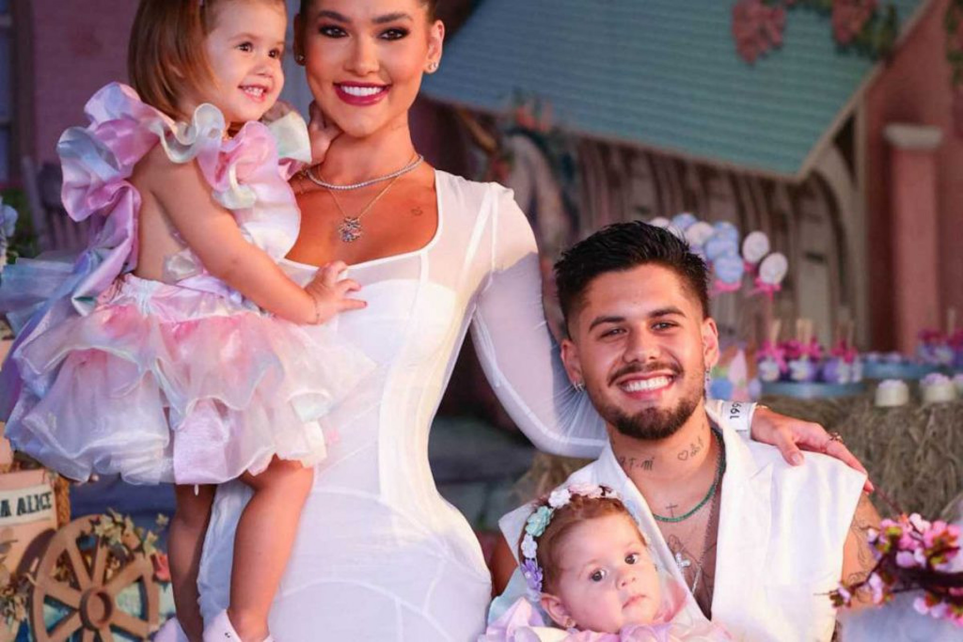 Aniversário de Maria Alice, filha de Virginia e Zé Felipe - Foto reprodução internet