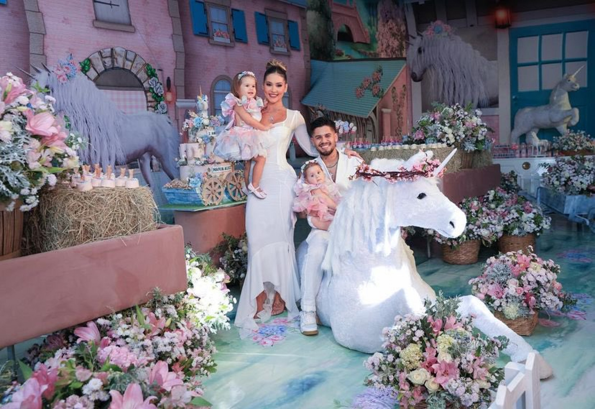 Aniversário de Maria Alice, filha de Virginia e Zé Felipe - Foto reprodução internet